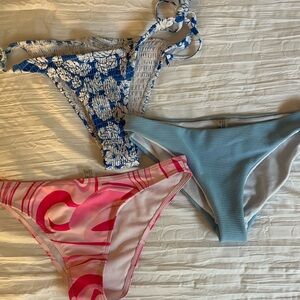 3 pairs of shein bikini bottoms!